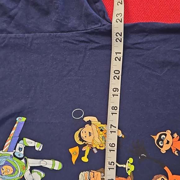 Pixar Disney navy blue short sleeve graphic tee XL Buzz BOO Sully Nemo Sporky UP - Picture 6 of 10